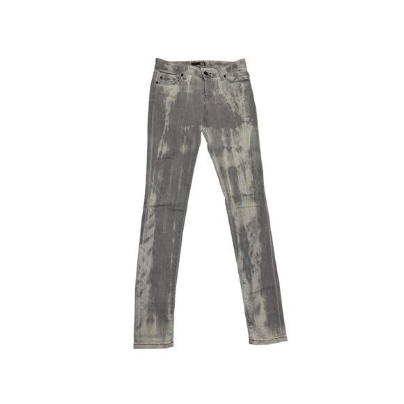 Y2K DAVID KAHN GRAY STREETWEAR SKINNY JEANS WAIST 27 - Picture 2 of 5